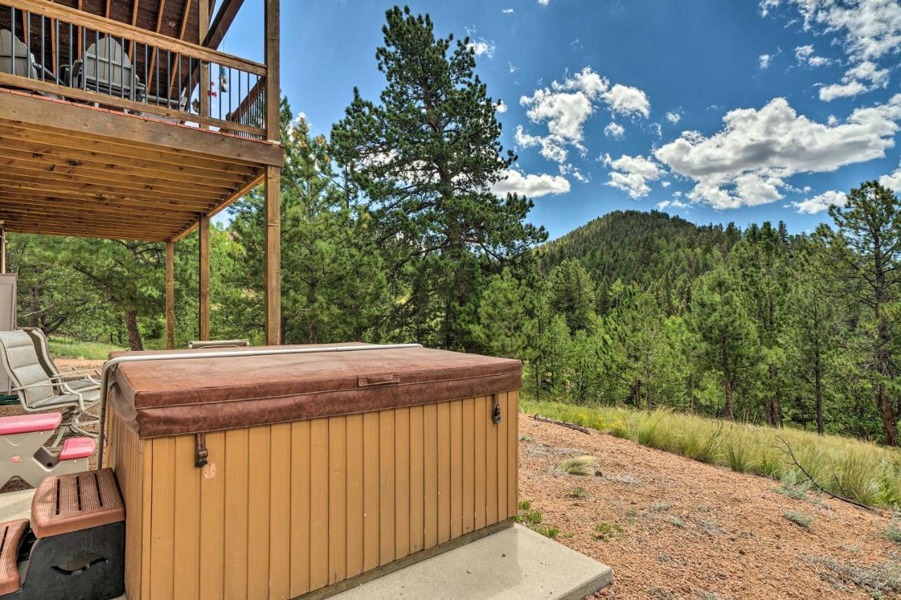 Cripple Creek Mountain Getaway With Hot Tub And Views! Villa Buitenkant foto